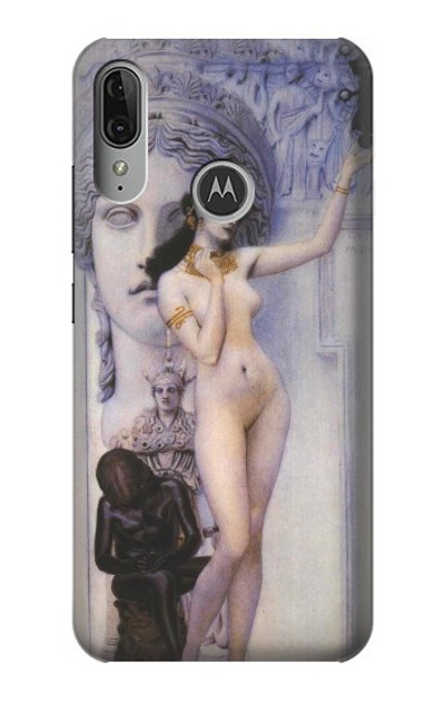 S3353 Gustav Klimt Allegory of Sculpture Case Cover Custodia per Motorola Moto E6 Plus, Moto E6s