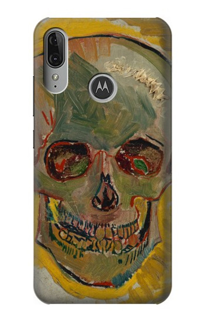S3359 Vincent Van Gogh Skull Case Cover Custodia per Motorola Moto E6 Plus, Moto E6s