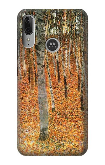 S3380 Gustav Klimt Birch Forest Case Cover Custodia per Motorola Moto E6 Plus, Moto E6s