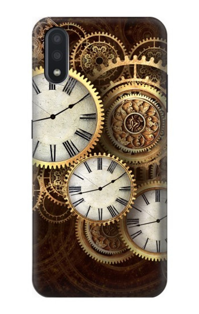 S3172 Gold Clock Live Case Cover Custodia per Samsung Galaxy A01