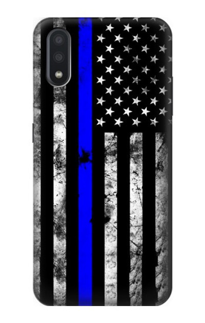 S3244 Thin Blue Line USA Case Cover Custodia per Samsung Galaxy A01