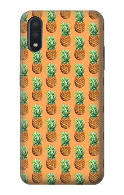 S3258 Pineapple Pattern Case Cover Custodia per Samsung Galaxy A01