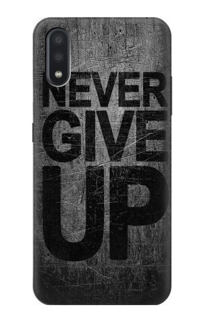 S3367 Never Give Up Case Cover Custodia per Samsung Galaxy A01