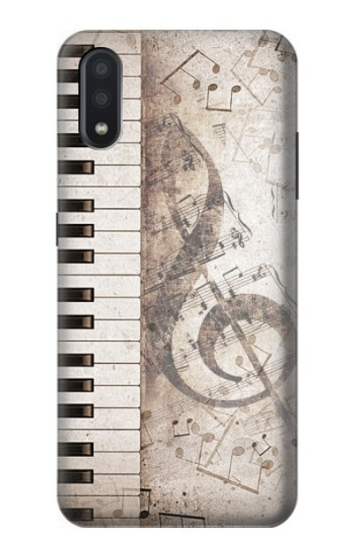S3390 Music Note Case Cover Custodia per Samsung Galaxy A01