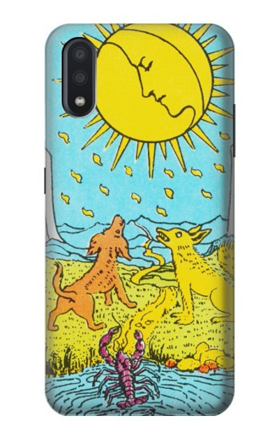 S3435 Tarot Card Moon Case Cover Custodia per Samsung Galaxy A01