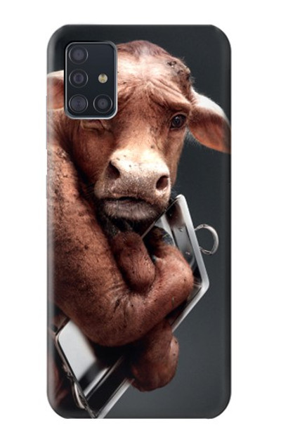 S1271 Crazy Cow Case Cover Custodia per Samsung Galaxy A51