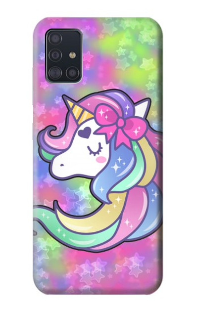 S3264 Pastel Unicorn Case Cover Custodia per Samsung Galaxy A51