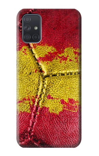 S3315 Spain Flag Vintage Football Graphic Case Cover Custodia per Samsung Galaxy A71