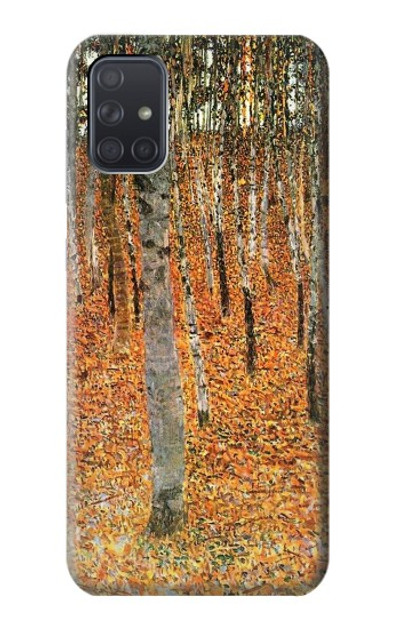 S3380 Gustav Klimt Birch Forest Case Cover Custodia per Samsung Galaxy A71