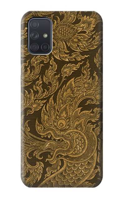S3382 Thai Art Naga Case Cover Custodia per Samsung Galaxy A71