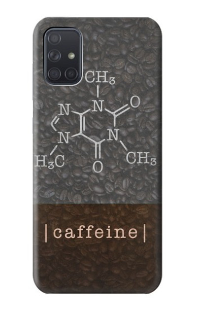 S3475 Caffeine Molecular Case Cover Custodia per Samsung Galaxy A71