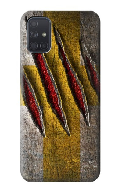 S3603 Wolverine Claw Slash Case Cover Custodia per Samsung Galaxy A71