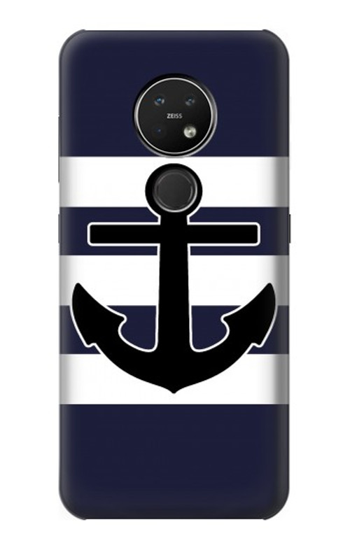 S2758 Anchor Navy Case Cover Custodia per Nokia 7.2