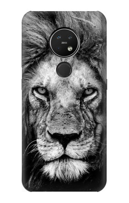 S3372 Lion Face Case Cover Custodia per Nokia 7.2