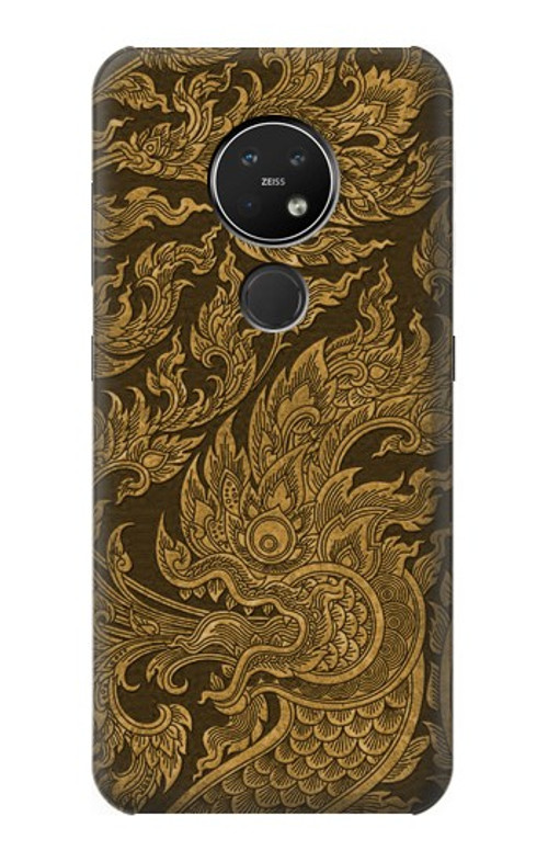 S3382 Thai Art Naga Case Cover Custodia per Nokia 7.2