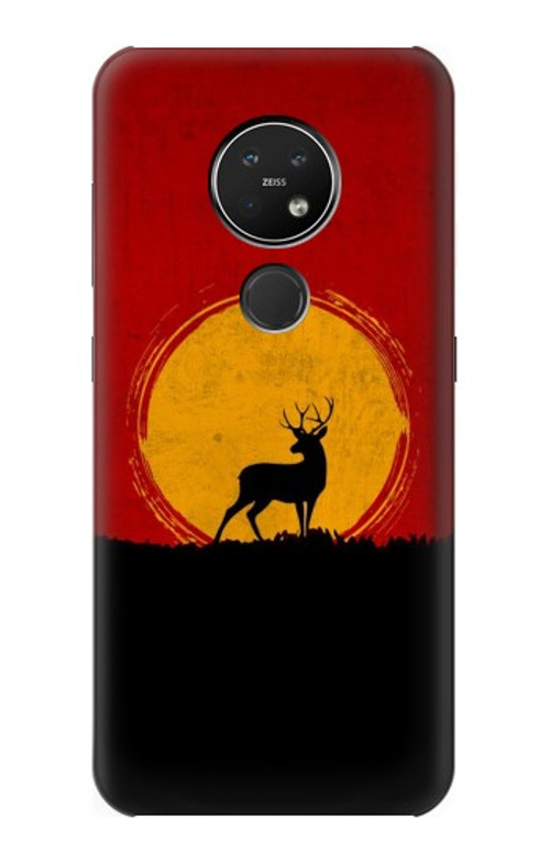 S3513 Deer Sunset Case Cover Custodia per Nokia 7.2