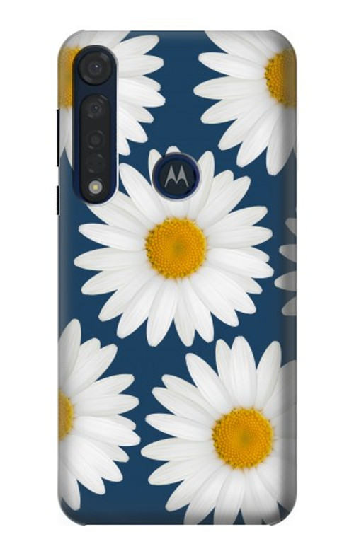 S3009 Daisy Blue Case Cover Custodia per Motorola Moto G8 Plus