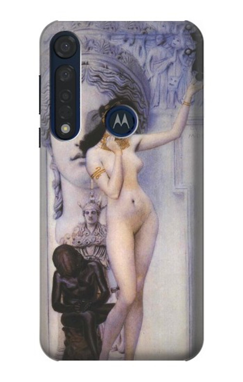 S3353 Gustav Klimt Allegory of Sculpture Case Cover Custodia per Motorola Moto G8 Plus