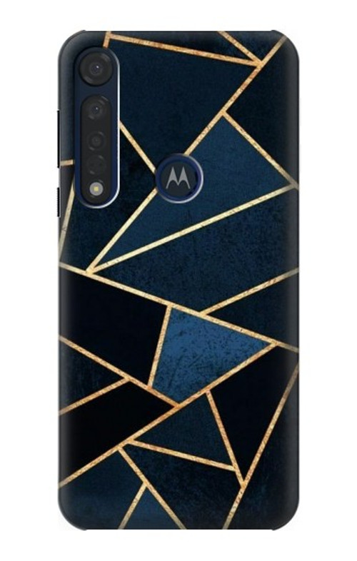 S3479 Navy Blue Graphic Art Case Cover Custodia per Motorola Moto G8 Plus