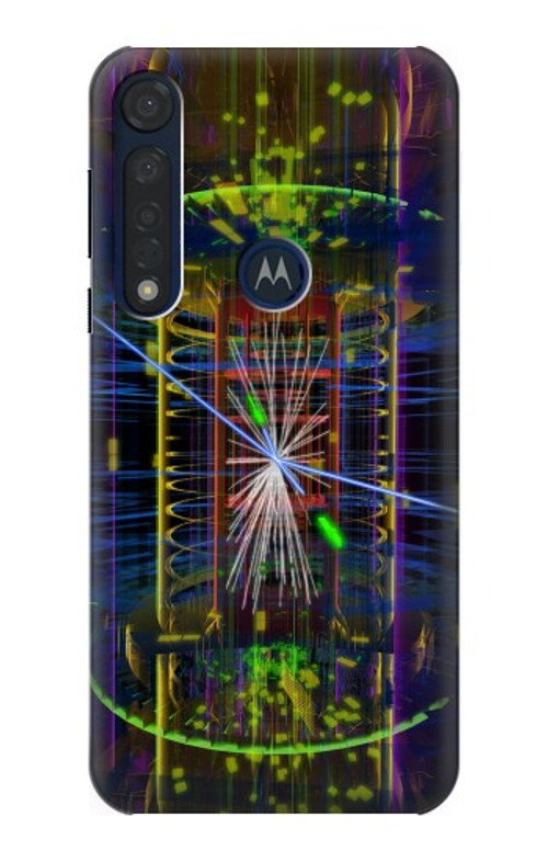 S3545 Quantum Particle Collision Case Cover Custodia per Motorola Moto G8 Plus
