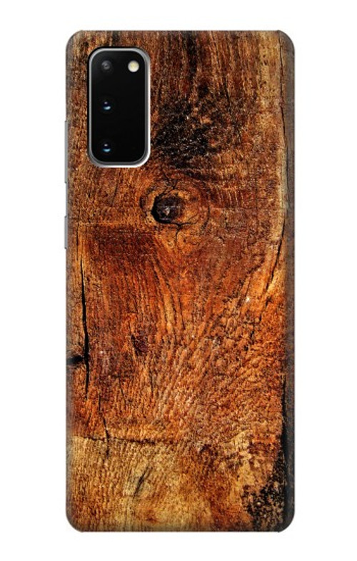 S1140 Wood Skin Graphic Case Cover Custodia per Samsung Galaxy S20