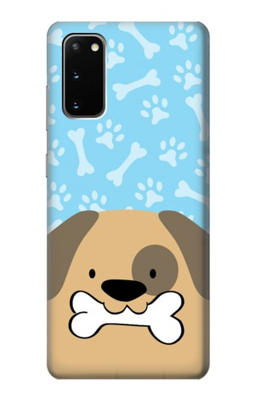 S2669 Cute Dog Paws Bones Cartoon Case Cover Custodia per Samsung Galaxy S20