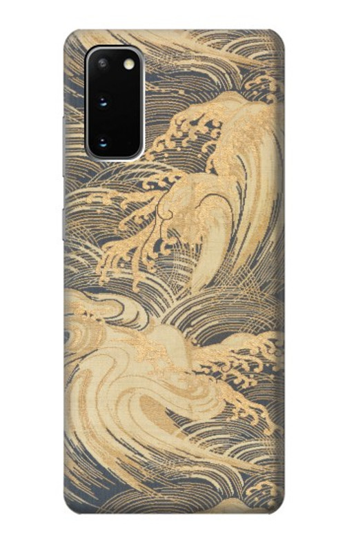 S2680 Japan Art Obi With Stylized Waves Case Cover Custodia per Samsung Galaxy S20