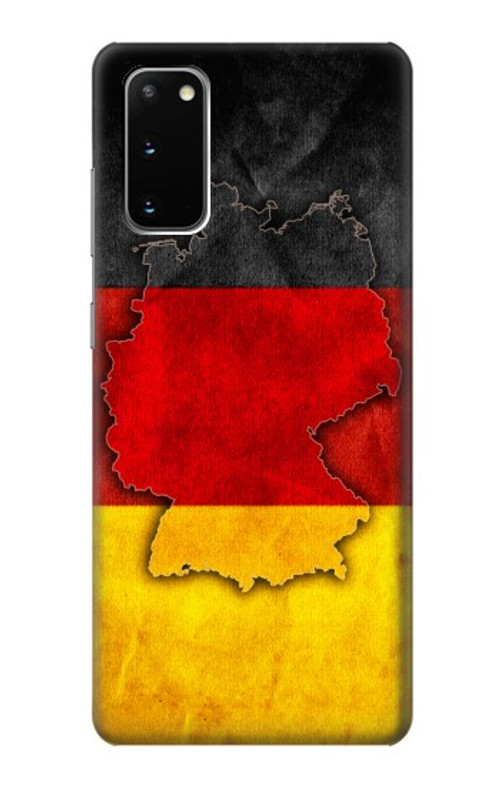 S2935 Germany Flag Map Case Cover Custodia per Samsung Galaxy S20
