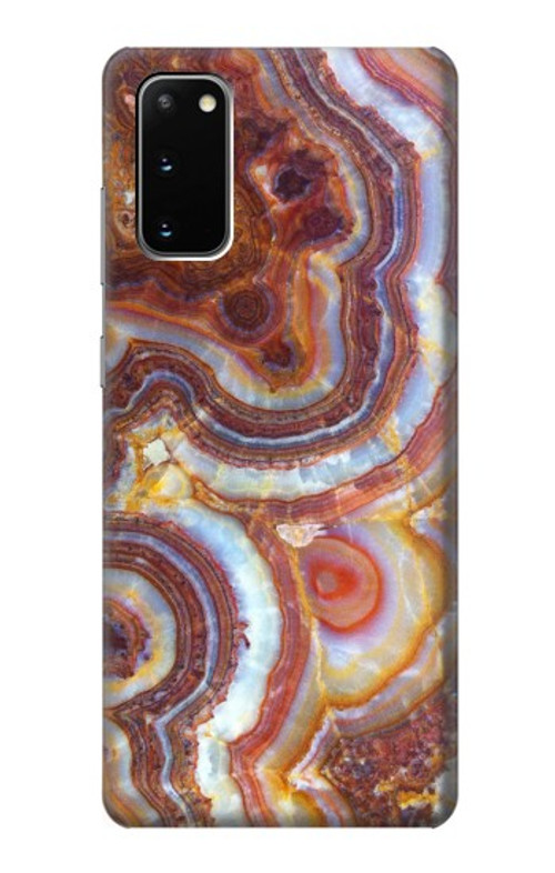 S3034 Colored Marble Texture Printed Case Cover Custodia per Samsung Galaxy S20