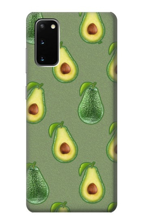 S3285 Avocado Fruit Pattern Case Cover Custodia per Samsung Galaxy S20