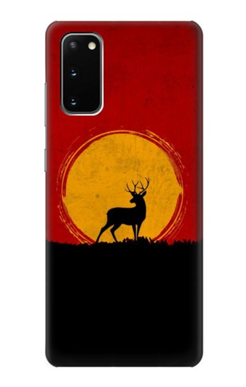 S3513 Deer Sunset Case Cover Custodia per Samsung Galaxy S20