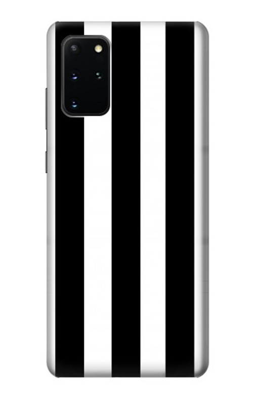 S2297 Black and White Vertical Stripes Case Cover Custodia per Samsung Galaxy S20 Plus, Galaxy S20+