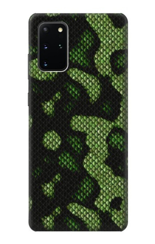 S2877 Green Snake Skin Graphic Printed Case Cover Custodia per Samsung Galaxy S20 Plus, Galaxy S20+