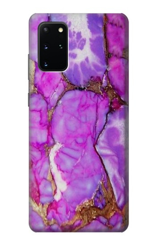 S2907 Purple Turquoise Stone Case Cover Custodia per Samsung Galaxy S20 Plus, Galaxy S20+