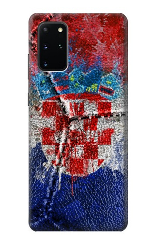 S3313 Croatia Flag Vintage Football Graphic Case Cover Custodia per Samsung Galaxy S20 Plus, Galaxy S20+