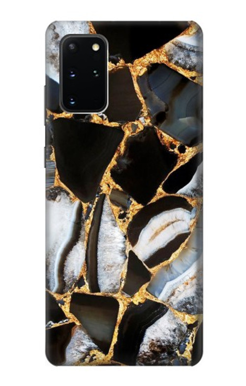 S3419 Gold Marble Graphic Print Case Cover Custodia per Samsung Galaxy S20 Plus, Galaxy S20+