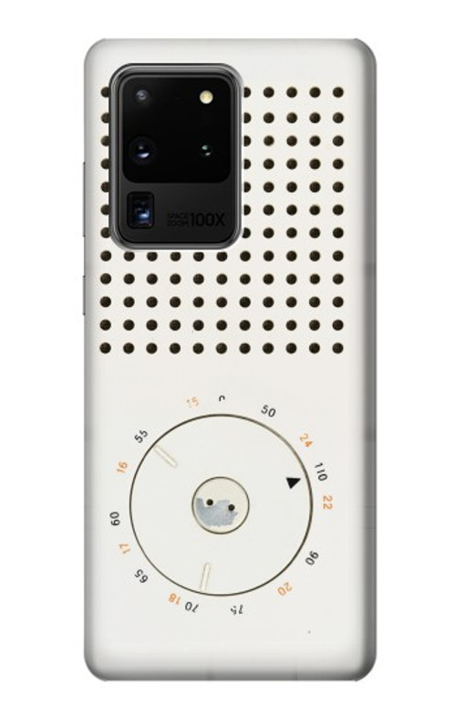 S1857 Retro Transistor Radio Case Cover Custodia per Samsung Galaxy S20 Ultra S1857 Retro Transistor Radio Case Cover Custodia per Samsung Galaxy S20 Ultra