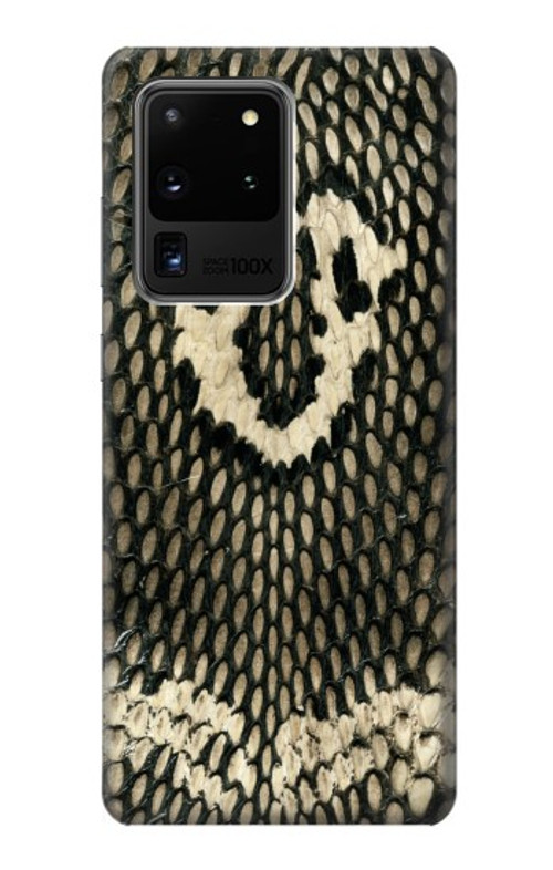 S2711 King Cobra Snake Skin Graphic Printed Case Cover Custodia per Samsung Galaxy S20 Ultra