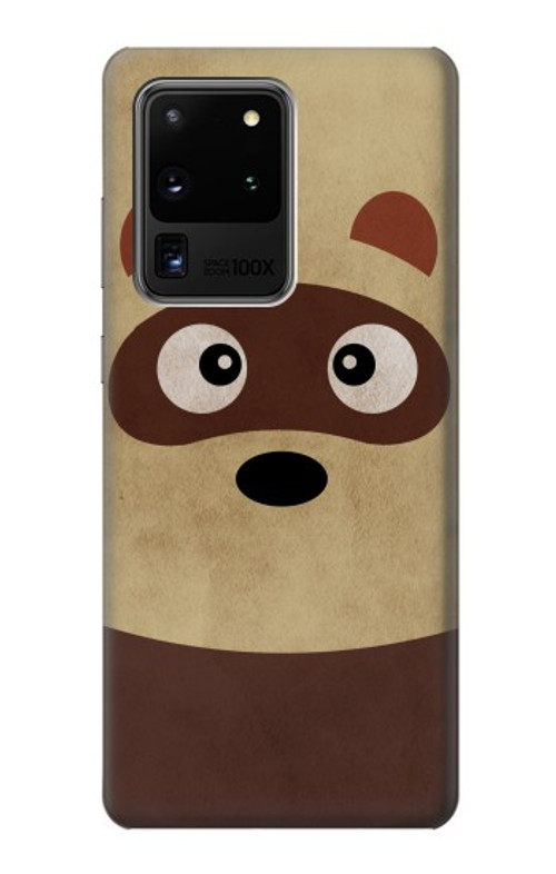 S2825 Cute Cartoon Raccoon Case Cover Custodia per Samsung Galaxy S20 Ultra