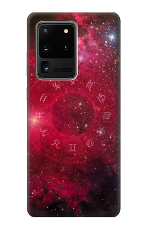 S3368 Zodiac Red Galaxy Case Cover Custodia per Samsung Galaxy S20 Ultra