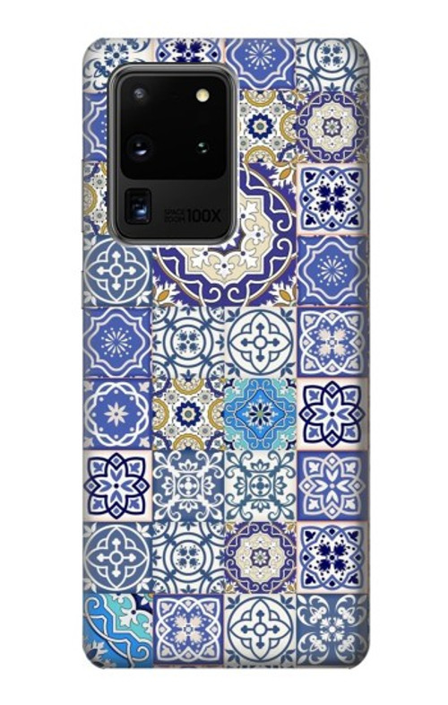 S3537 Moroccan Mosaic Pattern Case Cover Custodia per Samsung Galaxy S20 Ultra