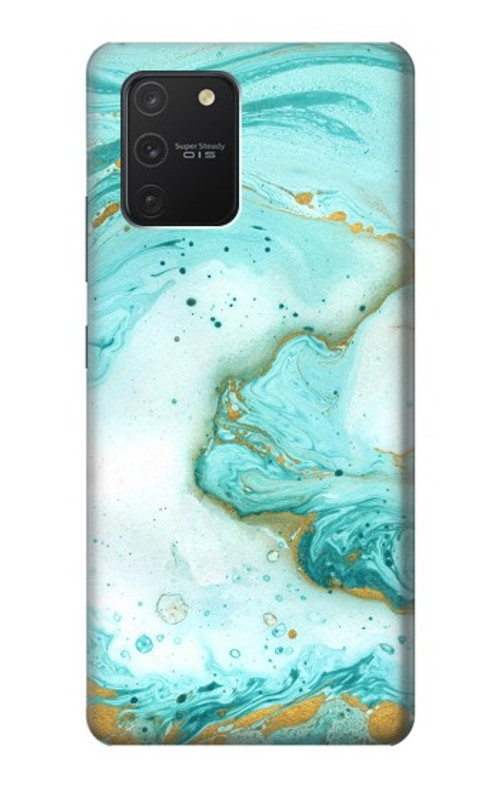 S3399 Green Marble Graphic Print Case Cover Custodia per Samsung Galaxy S10 Lite