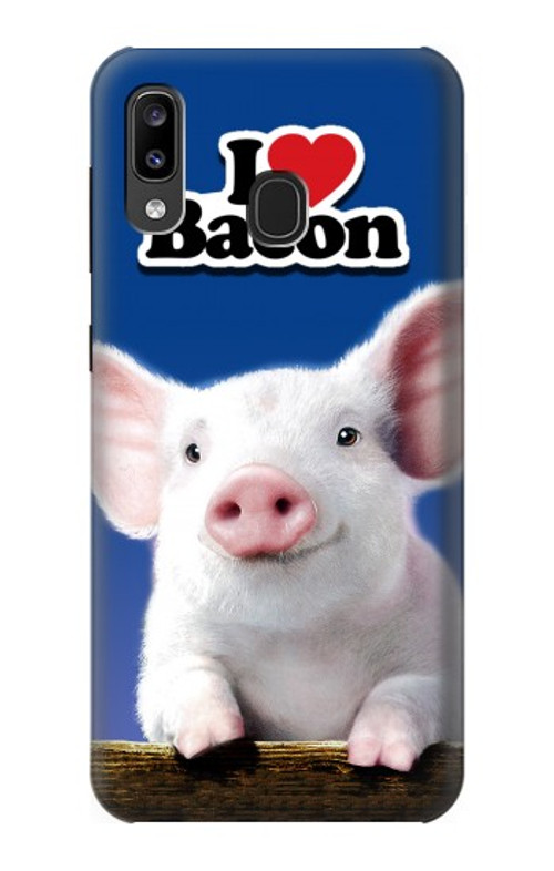 S0608 I Love Bacon Cute Baby Pig Case Cover Custodia per Samsung Galaxy A20, Galaxy A30 S0608 I Love Bacon Cute Baby Pig Case Cover Custodia per Samsung Galaxy A20, Galaxy A30