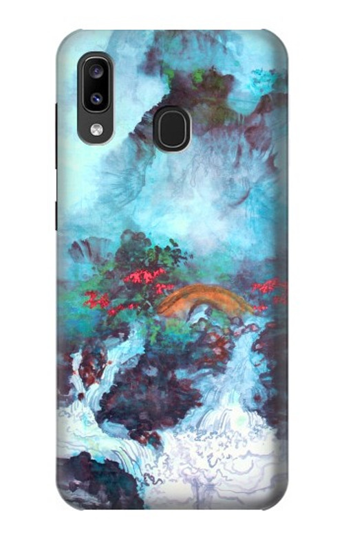 S2724 White Dragon Pool Lui Haisu Case Cover Custodia per Samsung Galaxy A20, Galaxy A30