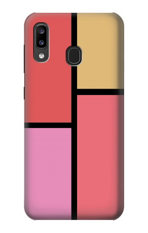 S2795 Cheek Palette Color Case Cover Custodia per Samsung Galaxy A20, Galaxy A30