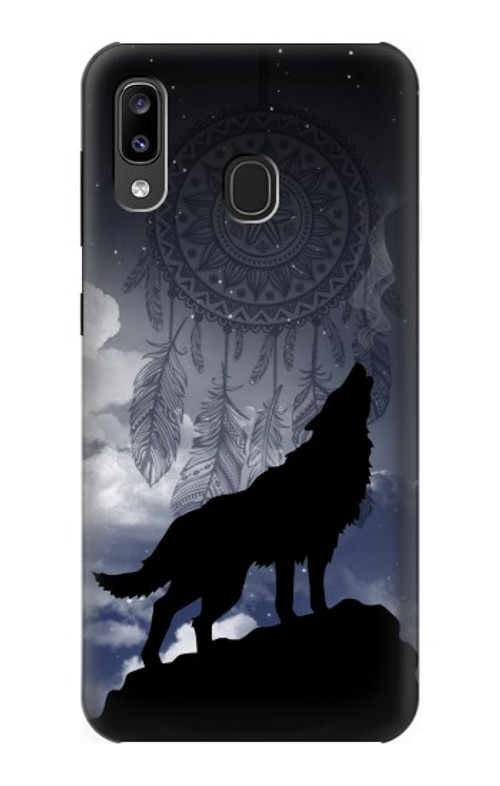 S3011 Dream Catcher Wolf Howling Case Cover Custodia per Samsung Galaxy A20, Galaxy A30