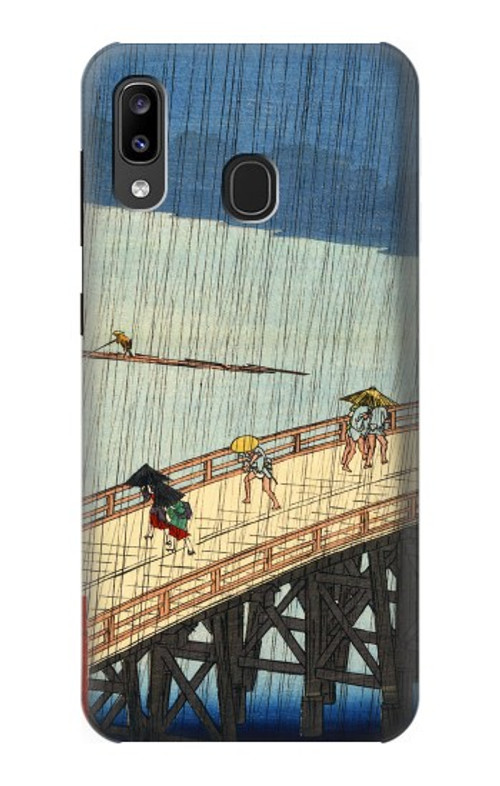 S3347 Utagawa Hiroshige Sudden shower Case Cover Custodia per Samsung Galaxy A20, Galaxy A30