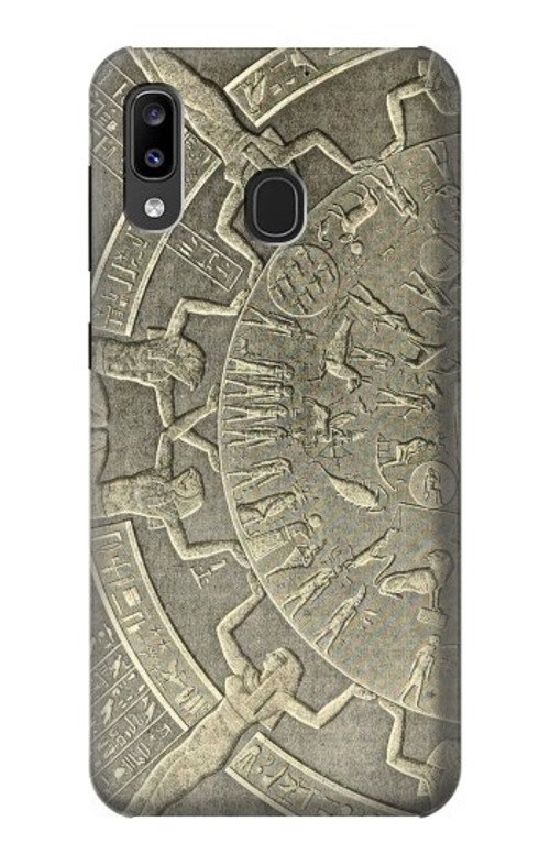 S3396 Dendera Zodiac Ancient Egypt Case Cover Custodia per Samsung Galaxy A20, Galaxy A30