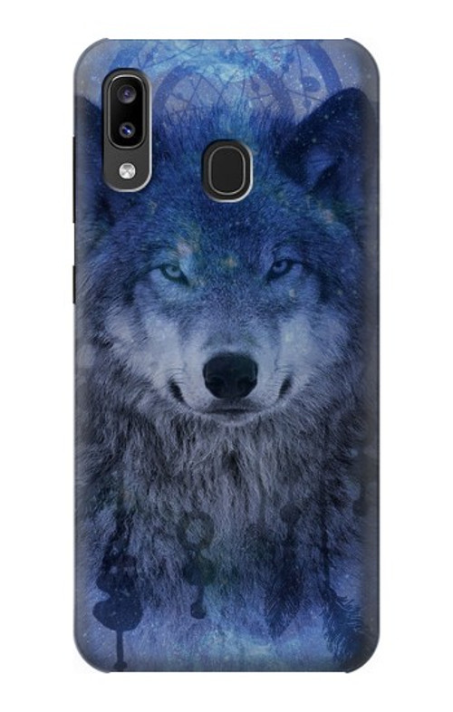 S3410 Wolf Dream Catcher Case Cover Custodia per Samsung Galaxy A20, Galaxy A30