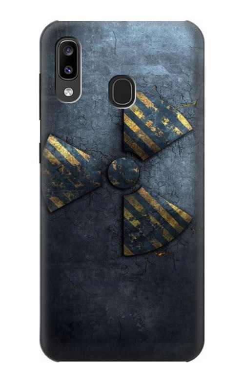S3438 Danger Radioactive Case Cover Custodia per Samsung Galaxy A20, Galaxy A30